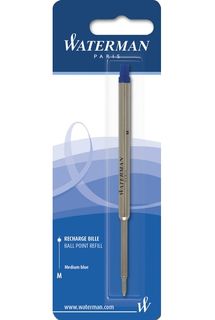 WATERMAN BALLPEN PEN REFILL MEDIUM BLUE