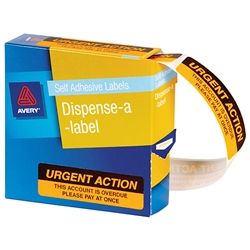 AVERY PRINTED LABEL 19X64 URGENT ACTION