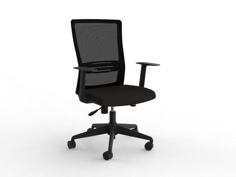 KNIGHT CHAIR BLADE MESH BACK WITH ARMS