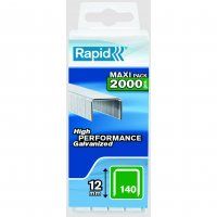 STAPLES RAPID 140/12 12MM FLAT WIRE 2000