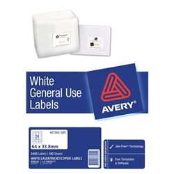 AVERY GENERAL USE LABELS L7159 24UP-100