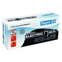 RAPID STAPLES 66/8 8MM ELECTRIC BX/5000