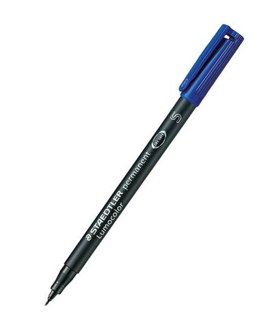 LUMOCOLOR 313 PEN PERMANENT S/FINE BLUE