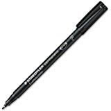 LUMOCOLOR 313 PEN PERMANENT S/FINE BLACK