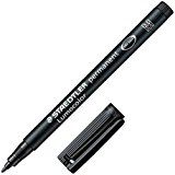 LUMOCOLOR 317 PEN PERMANENT MEDIUM BLACK