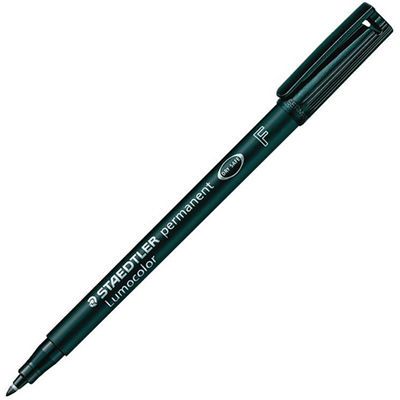 LUMOCOLOR 318 PEN PERMANENT FINE BLACK