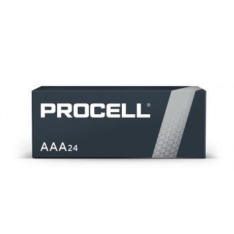 BATTERY DURACELL PROCELL AAA PK/24