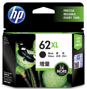 INKJET CARTRIDGE HP 62XL BLACK