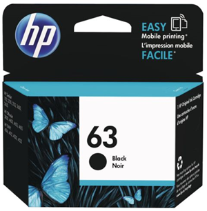 INKJET CARTRIDGE HP 63 BLACK