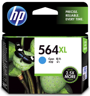 INKJET CARTRIDGE HP 564XL CB323WA CYAN