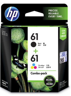 INKJET CARTRIDGE HP 61 BLACK & 61 COLOUR