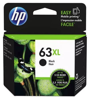 INKJET CARTRIDGE HP 63XL BLACK F6U64AA