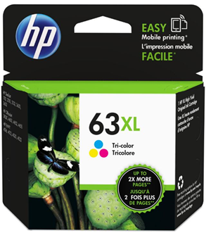 INKJET CARTRIDGE HP 63XL TRI COLOUR