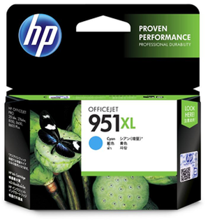 INKJET CARTRIDGE HP 951XL CYAN HIGH YIEL