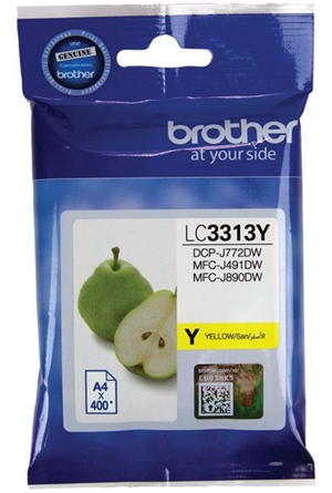 INKJET CARTRIDGE BROTHER LC3313Y HY YELL