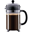 BODUM CHROME COFFEE PLUNGER 12 CUP