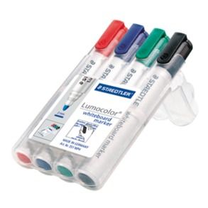 STAEDTLER WHITEBOARD MARKERS 351 PK4 FIN