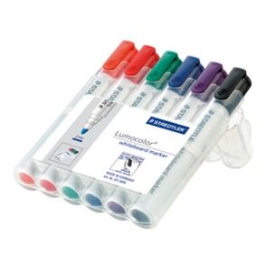 STAEDTLER WHITEBOARD MARKERS 351 PK6 FIN