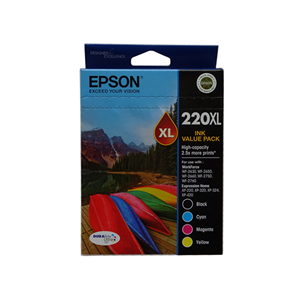 INKJET CARTRIDGE EPSON 220XL VALUE PACK