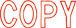 XSTAMPER COPY STAMP 1006 RED PRE-INKED