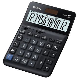 DESKTOP CALCULATOR CASIO D120F BLACK