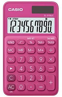 CALCULATOR CASIO SL310UCRD RED