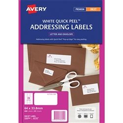 AVERY INKJET ADDRESS LABEL J8159 24UP