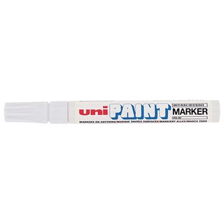 UNI PAINT MARKER WHITE PX20 MED 2.2MM