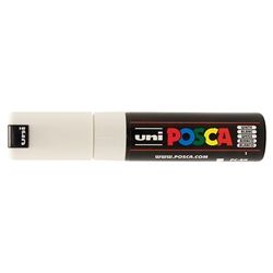 POSCA CHISEL MARKER WHITE 8MM UNI