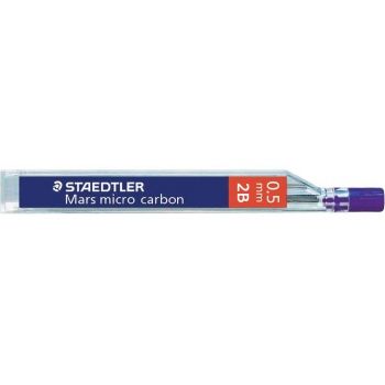 STAEDTLER PENCIL LEAD MARSMICRO 0.5 2B