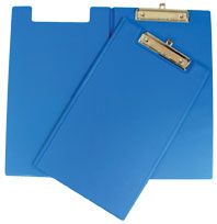 GBP CLIPBOARD VINYL DOUBLE F/CAP BLUE