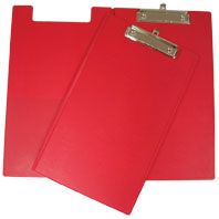 GBP CLIPBOARD VINYL DOUBLE F/CAP RED