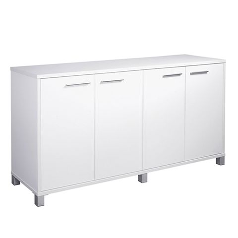CUBIT CREDENZA W1800XD450XH900MM WHITE