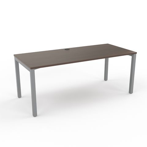 CUBIT DESK W1800XD800XH730MM DARK OAK