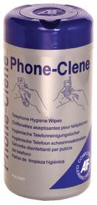 CLEANING WIPES TUB DISPENSER PHONE-CLENE