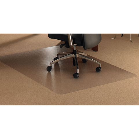 Chairmat Jastek Rect Plush Pile 120x134