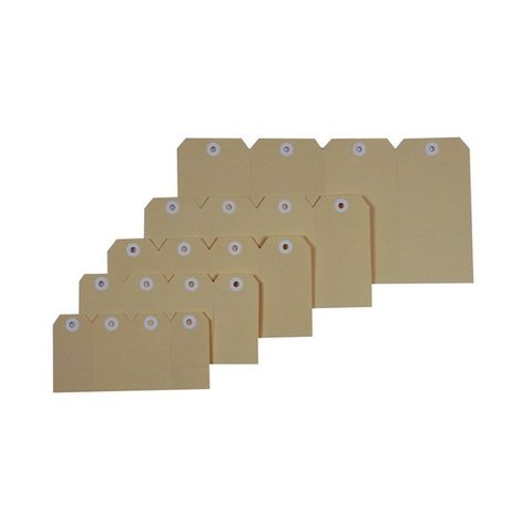 SHIPPING TAG ESSELTE NO5 BUFF 60X120MM