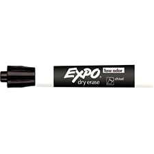 WHITEBOARD MARKER EXPO BLACK CHISEL TIP