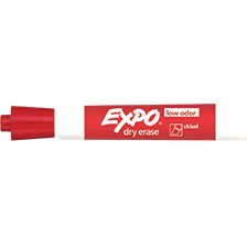 WHITEBOARD MARKER EXPO RED CHISEL TIP