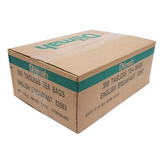 TEA BAGS DILMAH ENG/BR TAGLESS BOX/500
