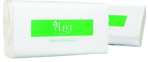 LIVI HAND TOWELS WIDEFOLD 1 PLY