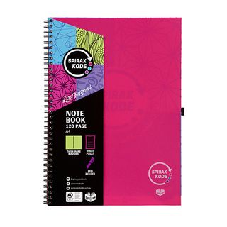 NOTEBOOK SPIRAX KODE P957 A4 120PG PINK