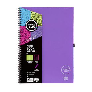 NOTEBOOK SPIRAX KODE P957 A4 120PG PURPL