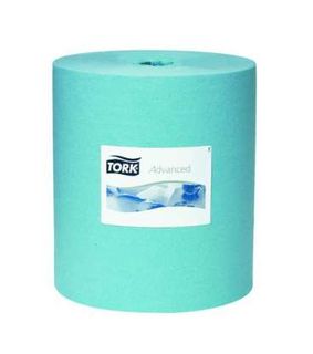 TORK WIPING PAPER M2 1 PLY BLUE CTN/6