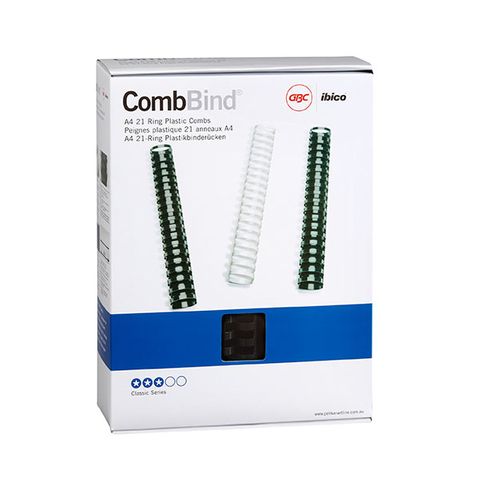 PLASTIC BINDING COILS BLACK 32MM PKT/50