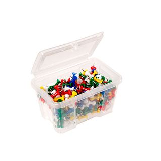 PUSH PINS CELCO ASSORTED COLOURS TUB/200