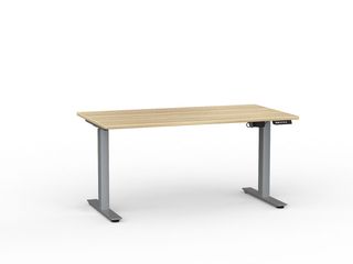 AGILE ELECTRIC DESK 1500X800MM AOAK/SIL