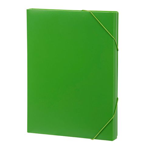 MARBIG DOCUMENT BOX A4 PP 30CM LIME