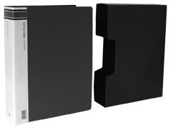 DISPLAY/CLEAR BOOK FM BLACK 100 POCKET