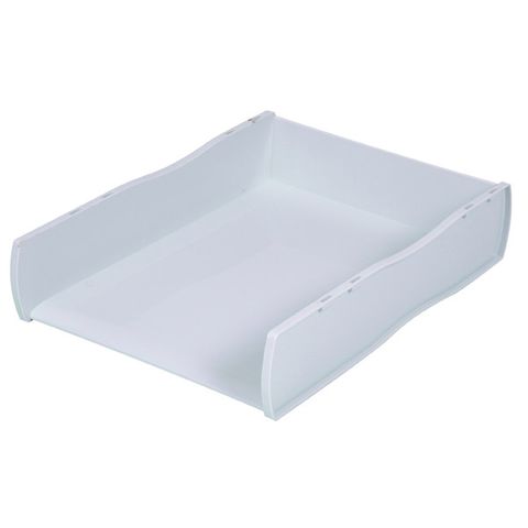 ESSELTE NOUVEAU DOCUMENT TRAY DOVE GREY